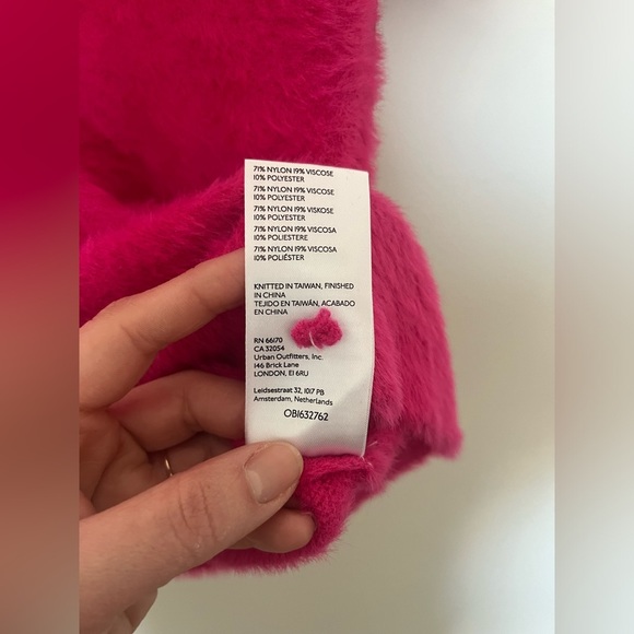 Anthropologie Maeve Rona Eyelash Sweater Tee Fuzzy - Picture 8 of 9